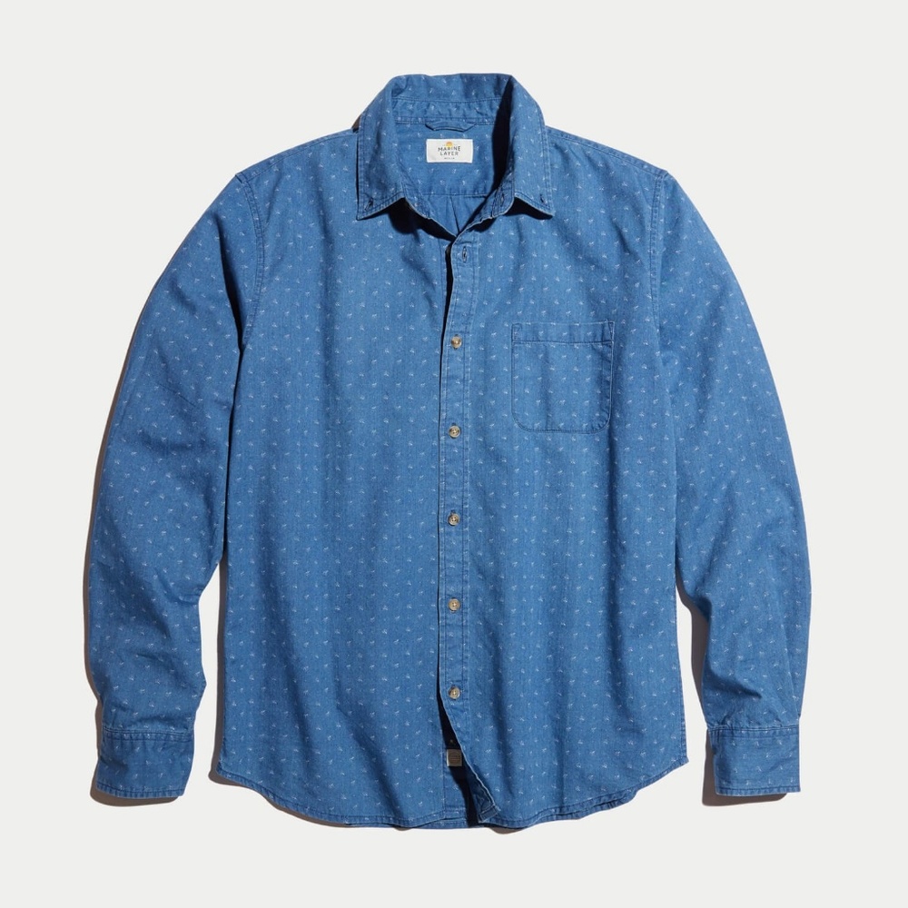 Marine Layer Cabrillo Button Down - Size MARGE